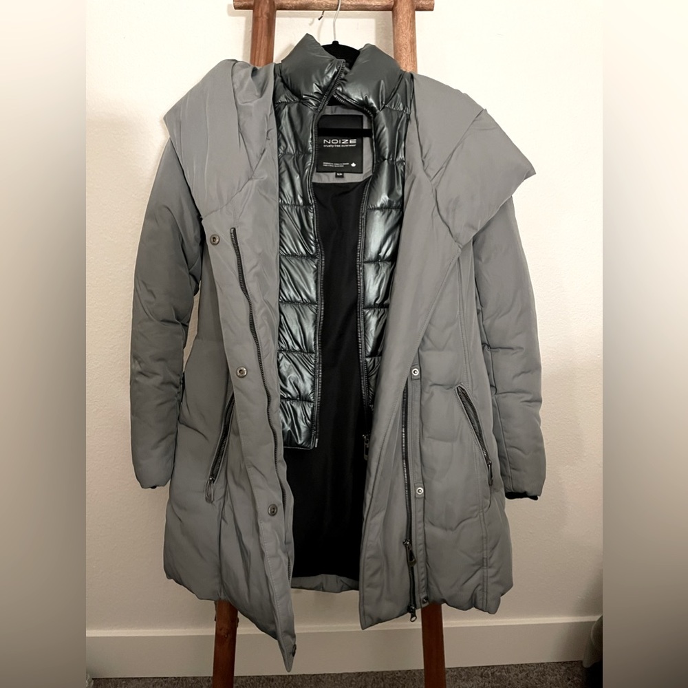Winter mid length parka